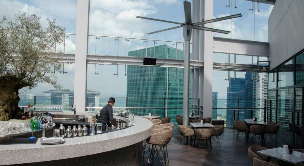 Restaurants in Singapore with a view -