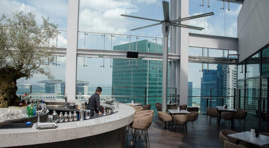 Restaurants in Singapore with a view -