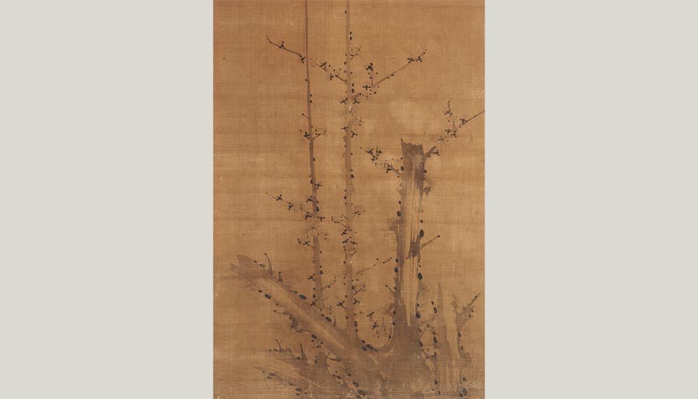 Plum in Moonlit Night by Eo Mong-ryong, Joseon dynasty