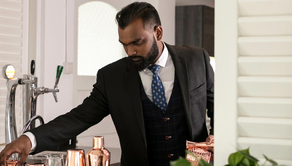 Yadhaven Santheran, mixologist at The Summerhouse, Seletar