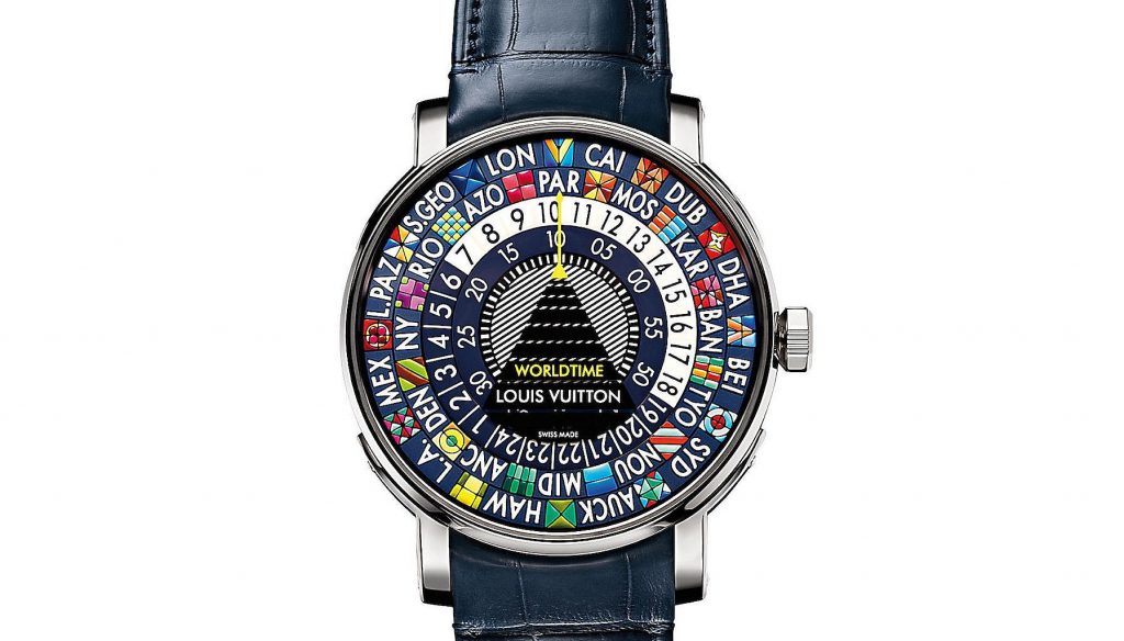 The elaborate Louis Vuitton Escale Worldtime gets a little update in blue