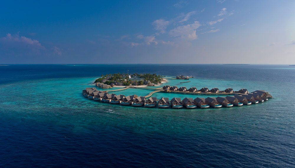 Luxury resort in Maldives