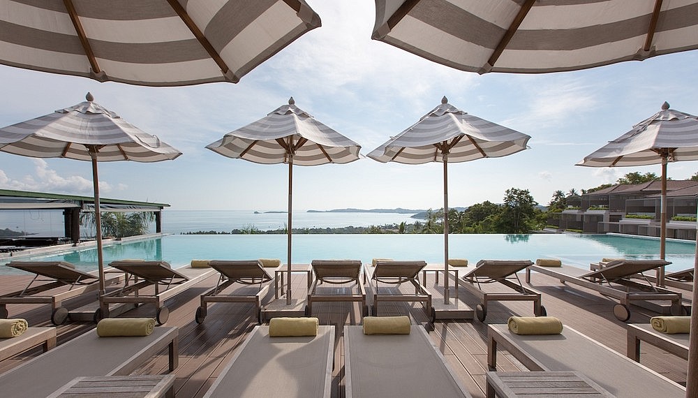 Sun and pool deck, Mantra Samui Resort