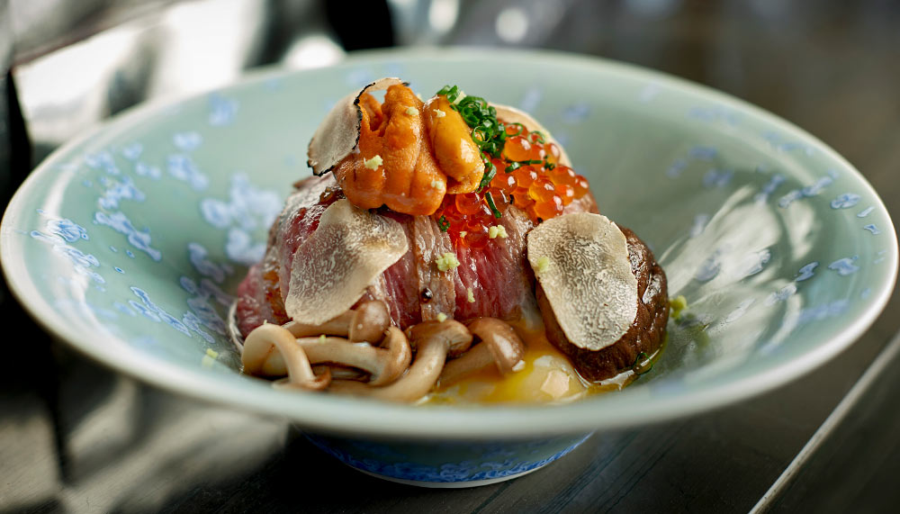 Japanese Wagyu beef with truffle