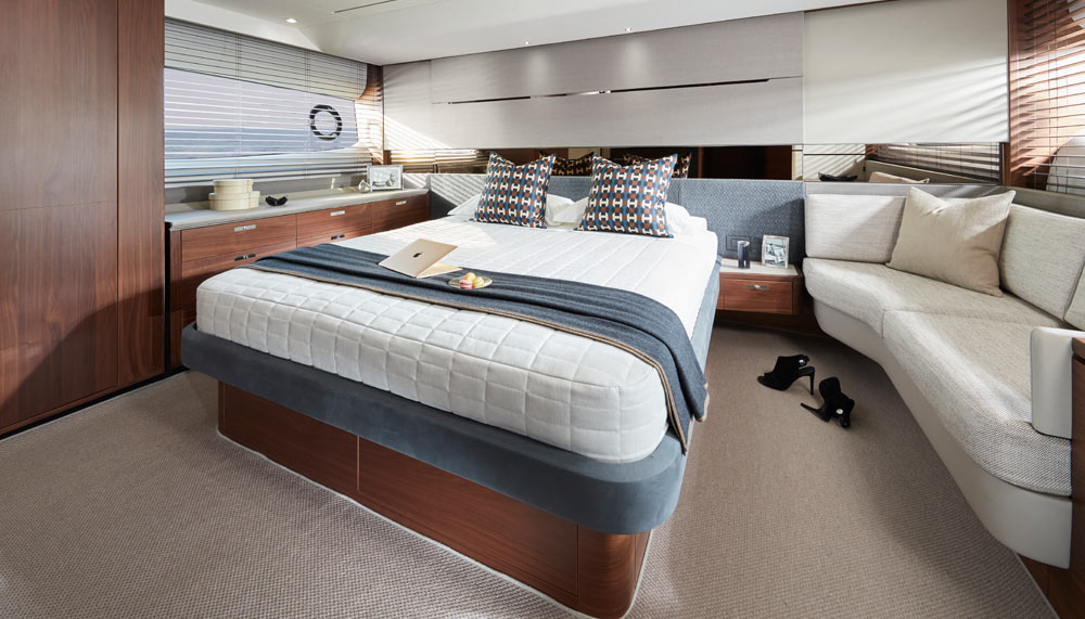 Luxury yacht interior