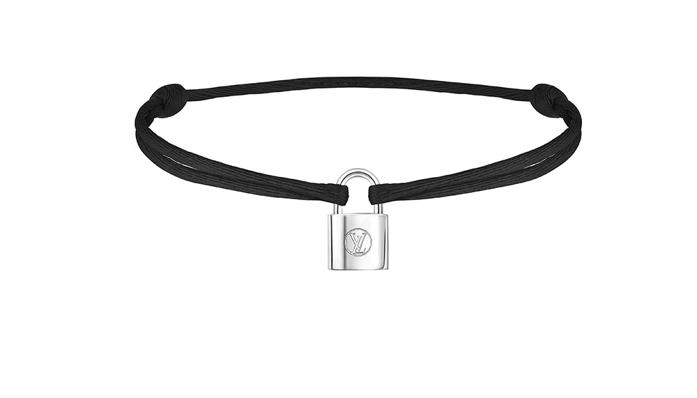 Louis Vuitton Lockit X Doudou Louis Bracelet - Black, Sterling