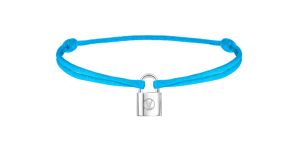 Silver Lockit X Doudou Louis Bracelet, Recycled Silver And Cord - PER UNIT  - Luxury Bracelets - Categories, Jewelry Q05173