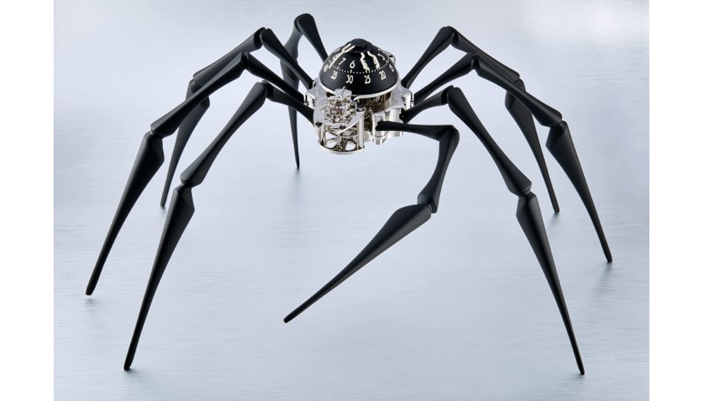 MB&F Arachnophobia spider clock