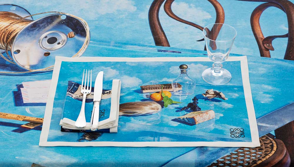 Loewe limited-edition table linen set