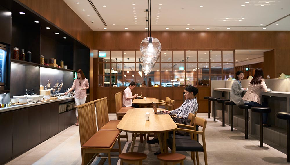 Cathay Pacific Lounge in Changi Airport’s Terminal 4