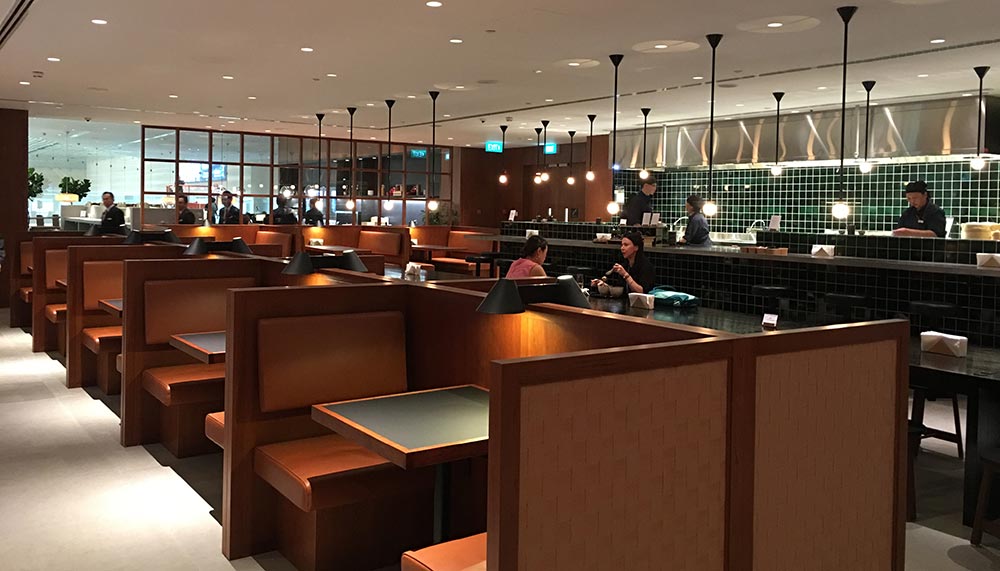 Cathay Pacific Lounge in Changi Airport’s Terminal 4