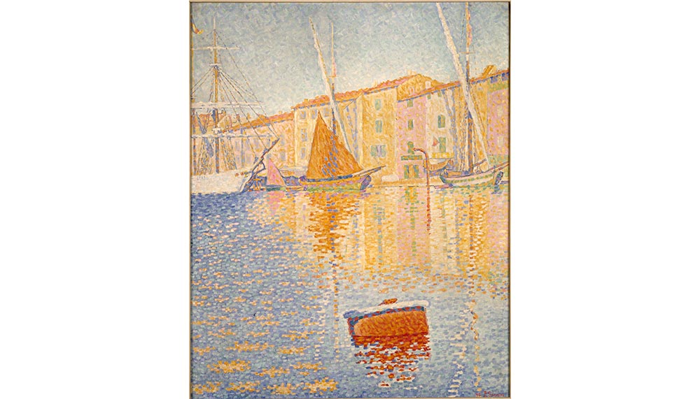 La bouee rouge by Signac