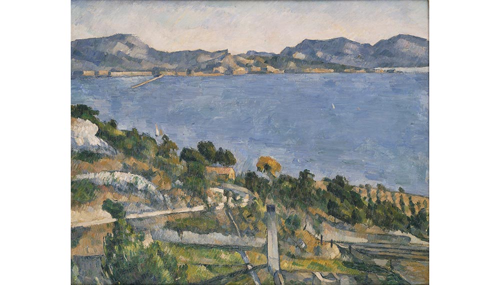 Le golfe de Marseille vu de l'Estaque by Cezzanne