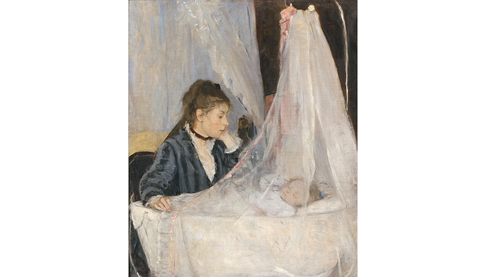 Le berceau by Morisot