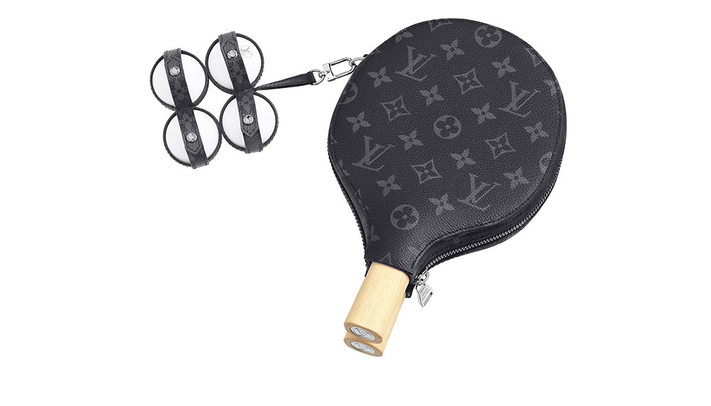 Louis Vuitton Ping-Pong Balls with Rackets