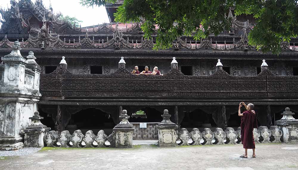 The Golden Palace Monastery in Mandalay