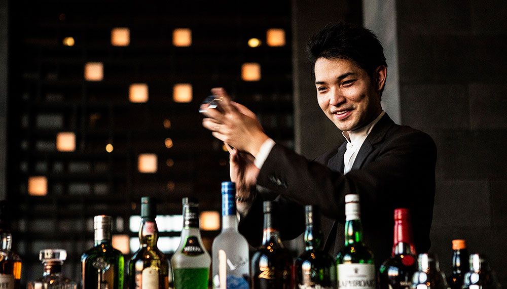 Chief bartender Toshio Imai of Aman Tokyo's Black Bar