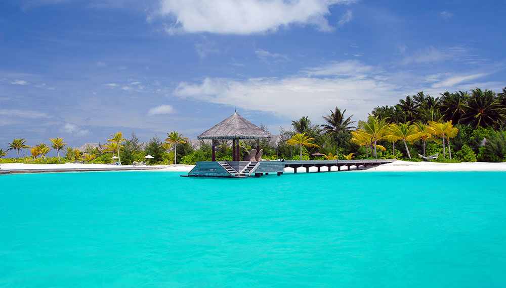Maldives jetty