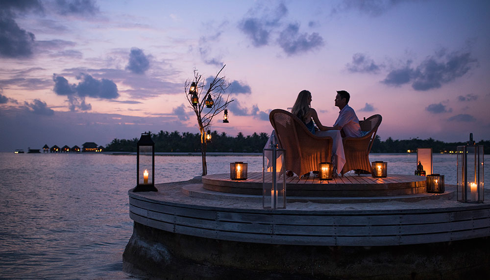 Dinner in The Maldives