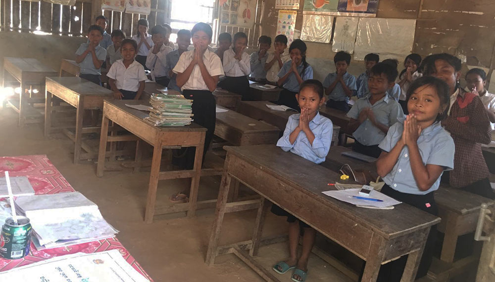 Cambodia, Ta Snae Primary school