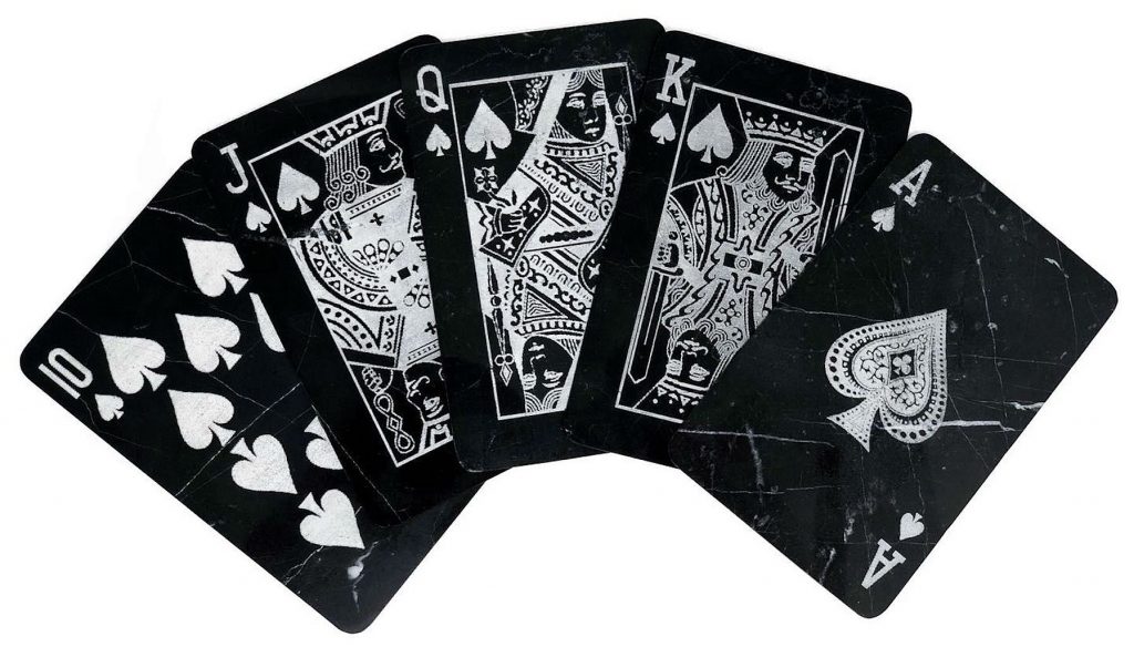 Marble poker cards, Mikol