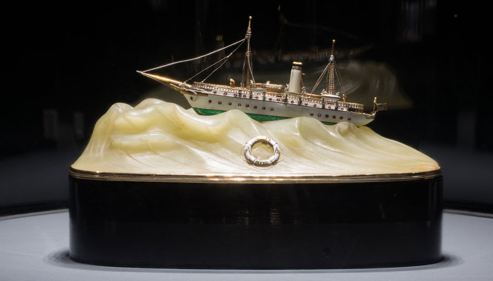 Van Cleef & Arpels Model of the Varuna yacht