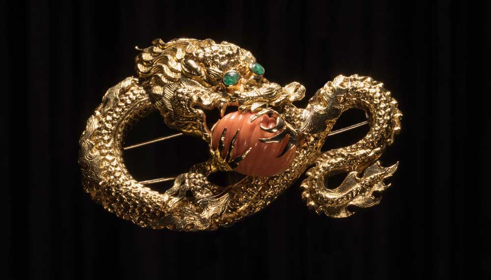 Van Cleef & Arpels dragon clip