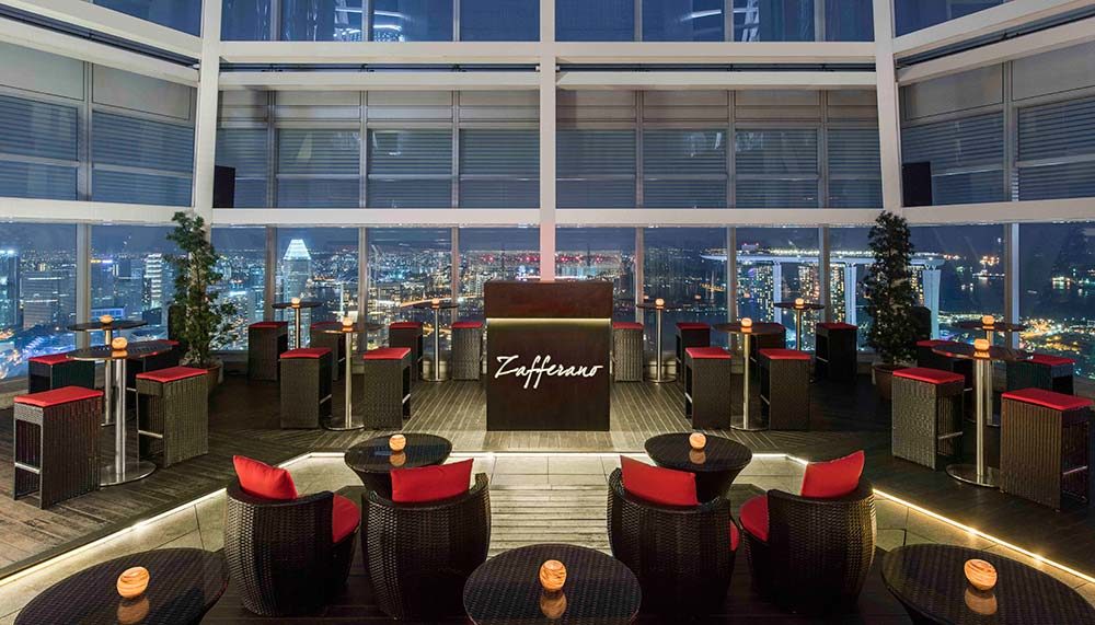 Restaurants in Singapore with a view - Zafferano