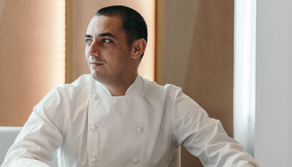 Julien Royer, Chef-owner of two-Michelin-starred Odette at National Gallery