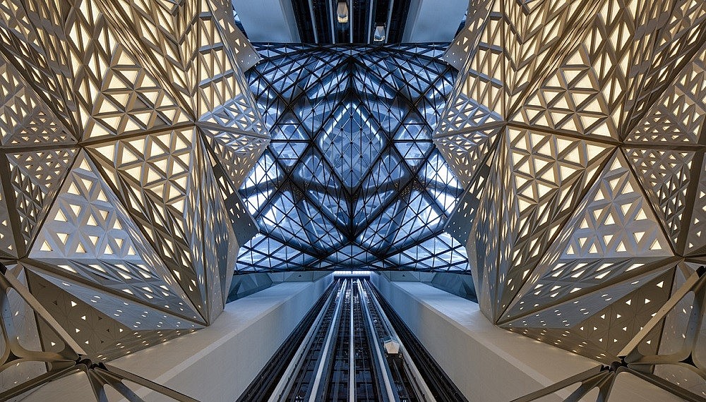 Morpheus hotel in Macau, by Zaha Hadid