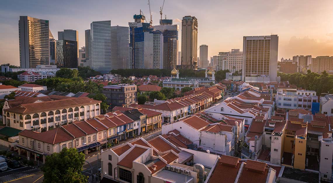 shophouses in Singapore