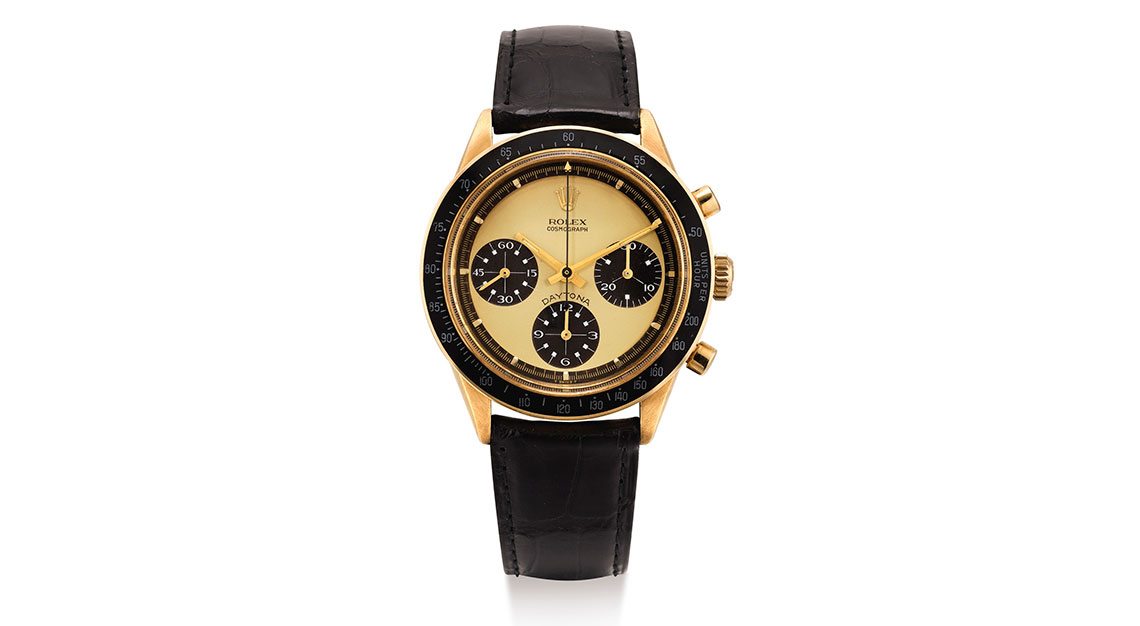 Rolex Ref 6264 Lemon Dial Paul Newman Cosmograph Daytona