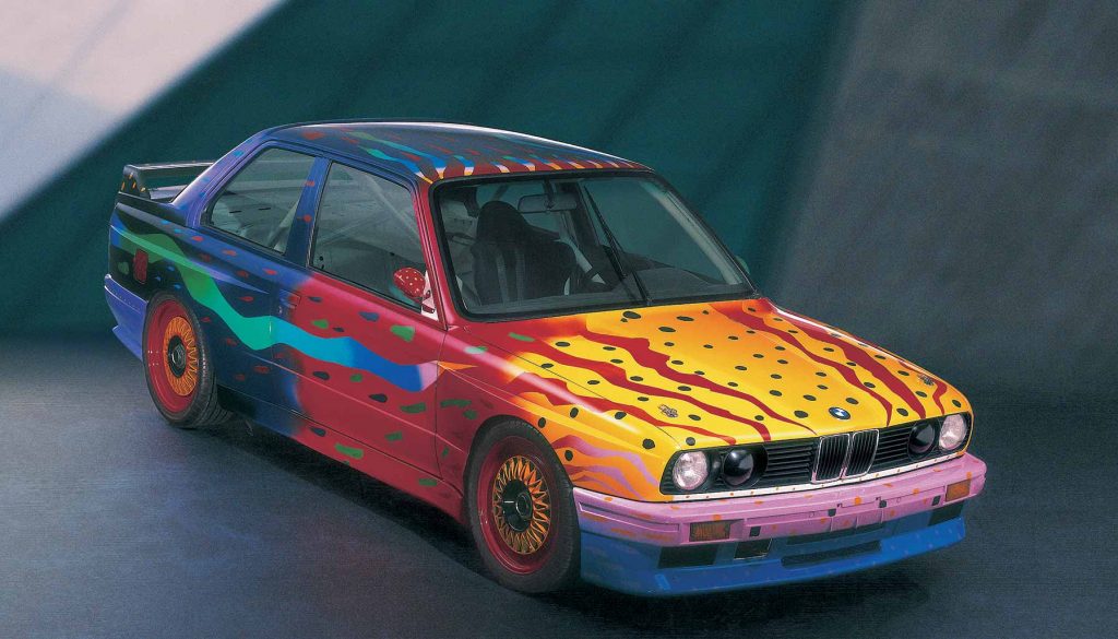 BMW Art Car, Michael Jagamara Nelson and Ken Done BMW M3, 1989