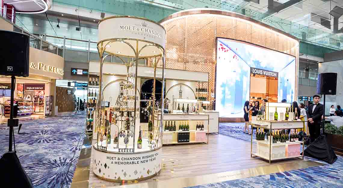 Louis Vuitton comes up with a pop-up store at Heathrow airport's T4