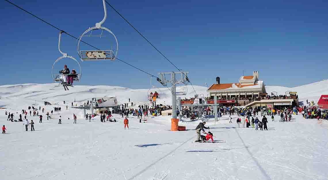 skiing in Lebanon