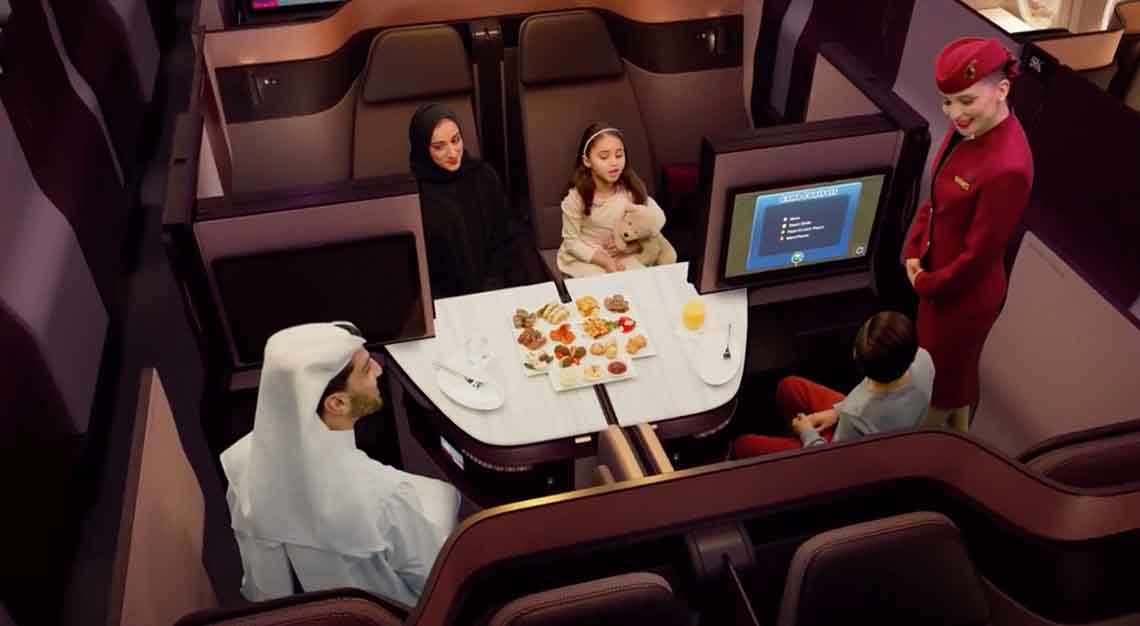 Qatar Airways Offers A Customised Dine On Demand Service For Qsuite Business Class Passengers Robb Report Singapore