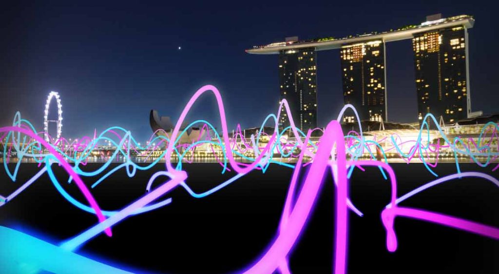 i Light Singapore 2019 - Squiggle