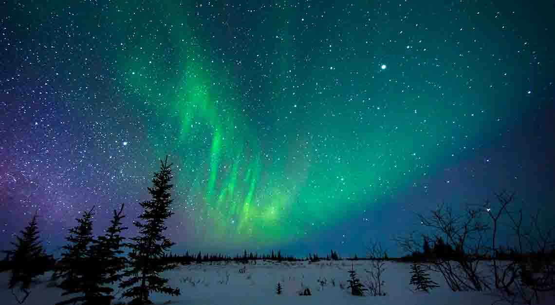 northern lights Canada