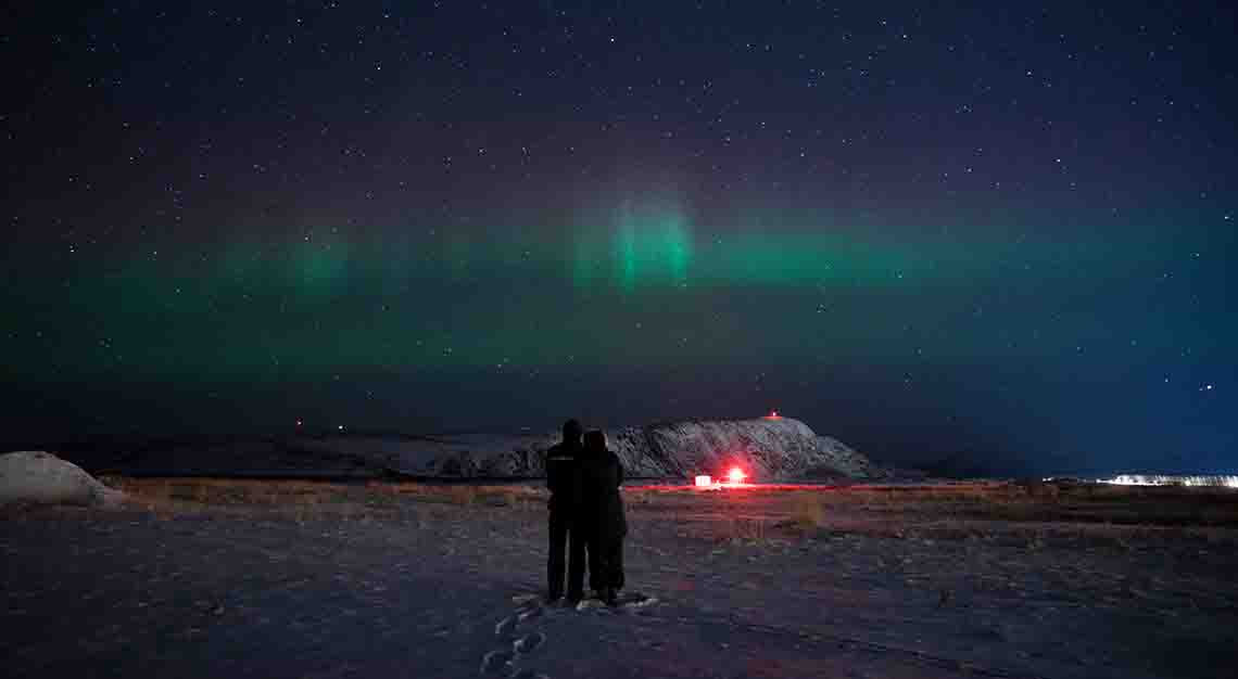 northern lights Greenland