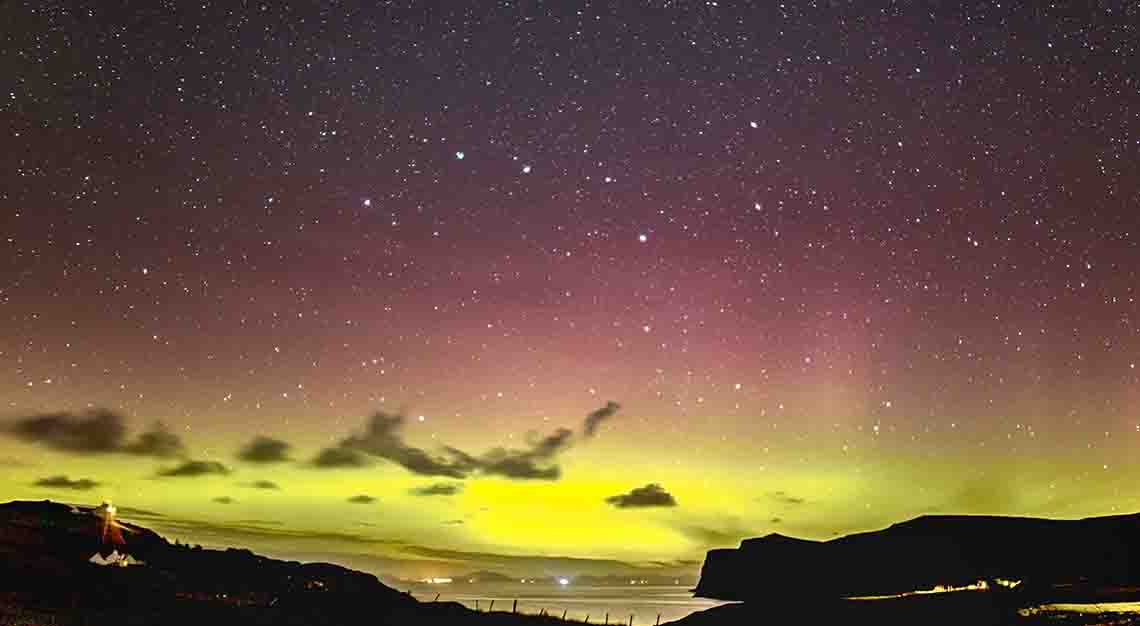 northern lights Scotland