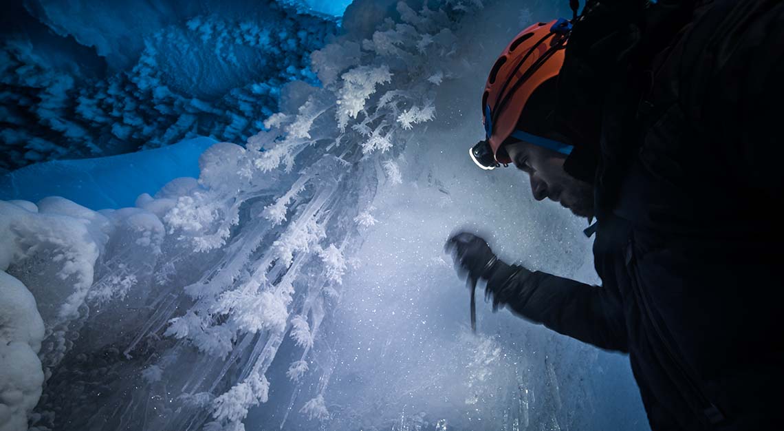 Moncler and Francesco Sauro explore Greeland's subzero glaciers