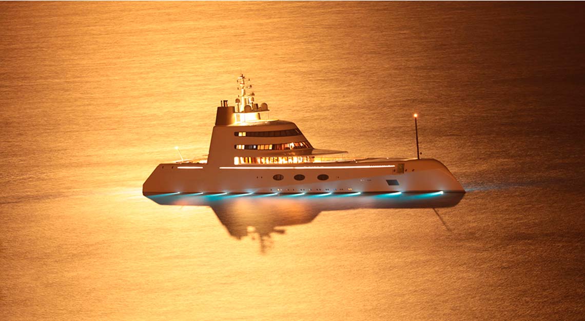 Igor Lobanov - Blohm + Voss motor yacht A