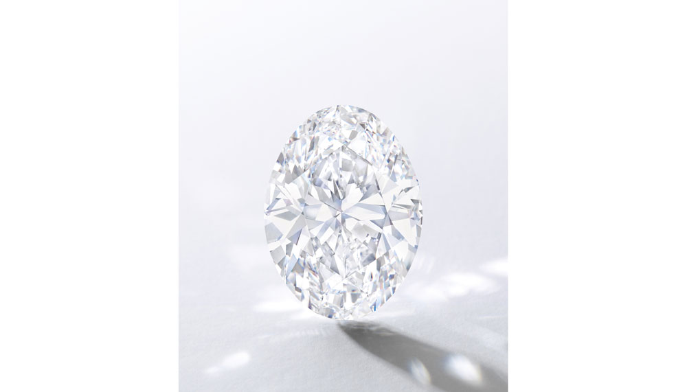 Sotheby's Auctions - largest oval diamond