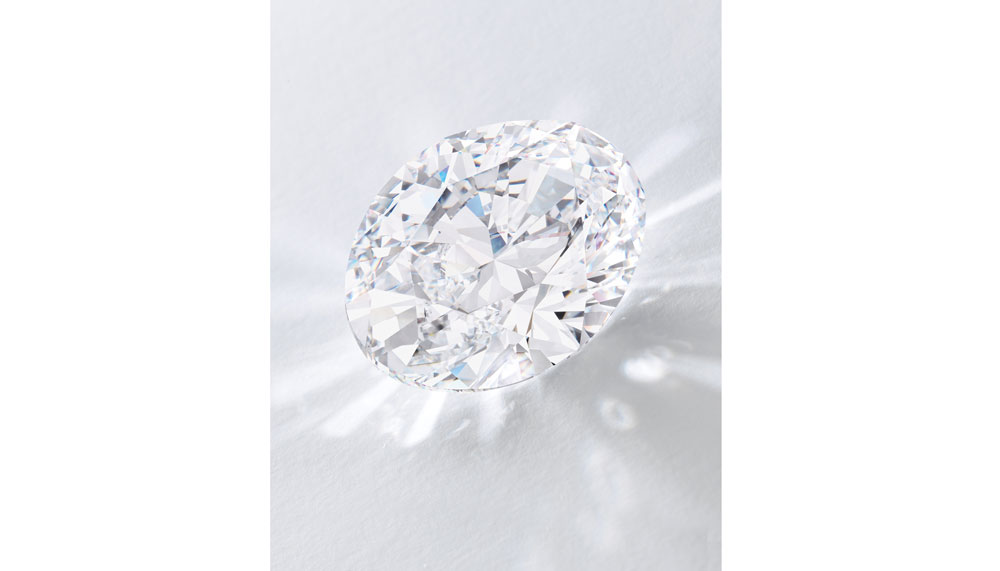 Sotheby's Auctions - largest oval diamond