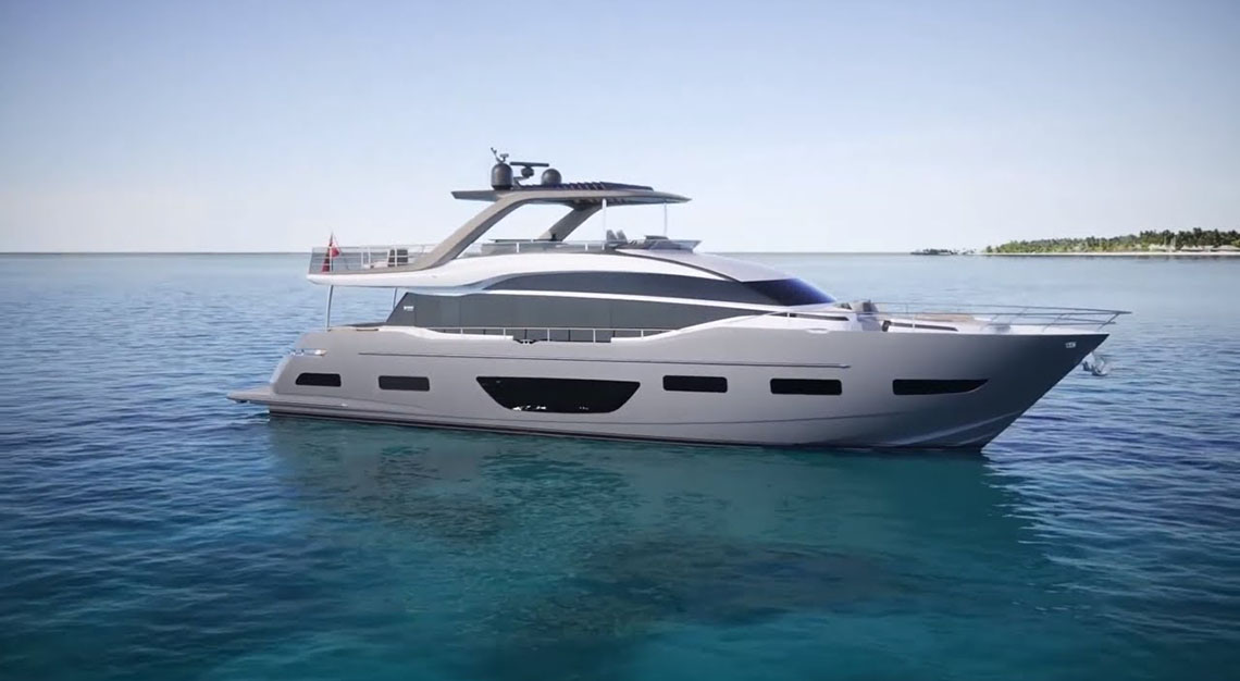 Singapore Yacht Show 2019 - Princess Y85 Motor Yacht