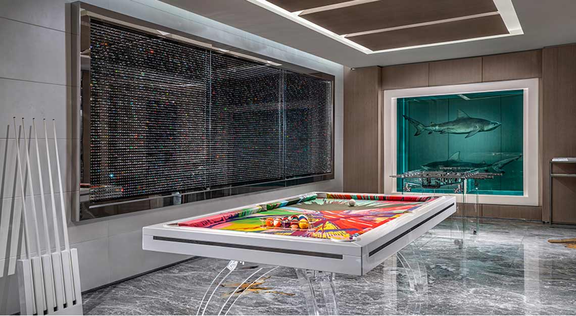 Most expensive hotel suite - Empathy Suite by Damien Hirst, The Palms Casino Las Vegas