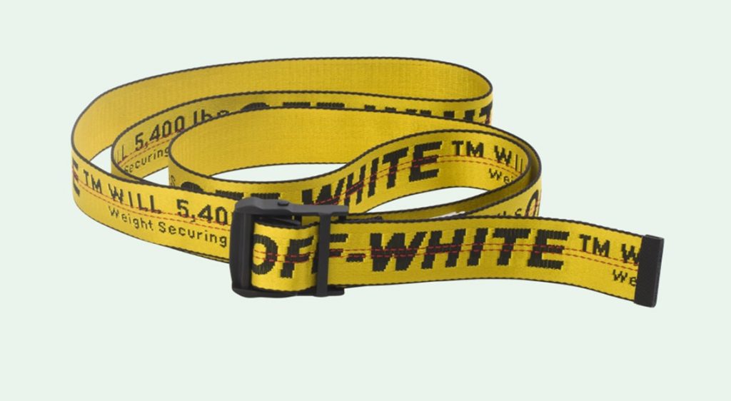 Crazy fashion trends - Off-White Logo Belt