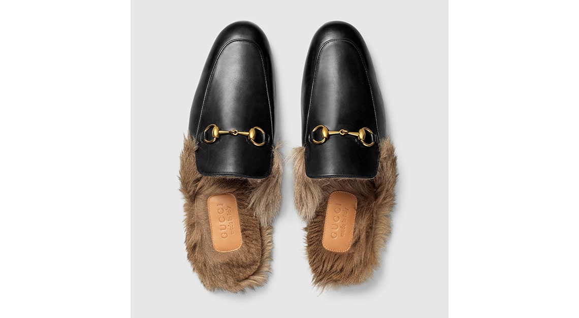 Crazy fashion trends - Gucci Princeton Fur Lined Slippers