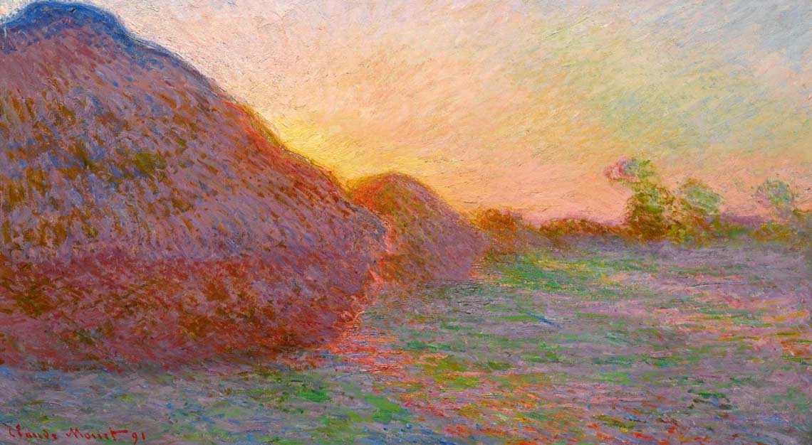 Claude Monet, Haystacks, New York Auction