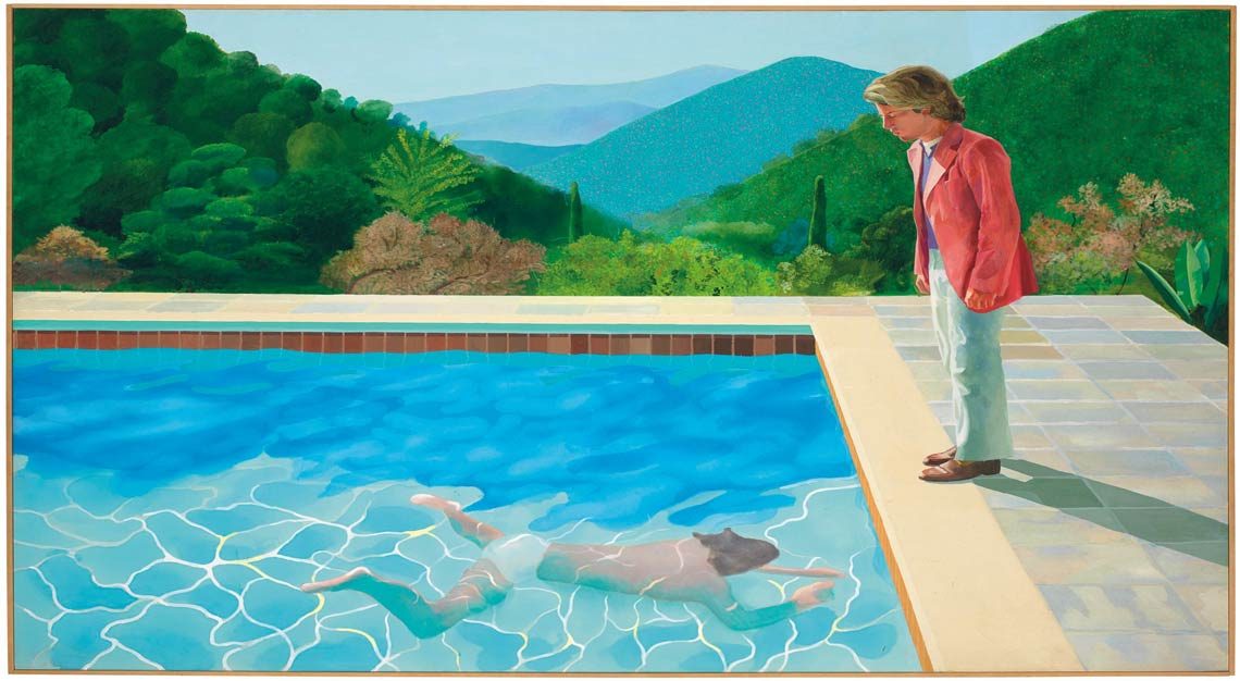 David Hockney, Portrait of an Artist (Pool with Two Figures), Christie's Auction